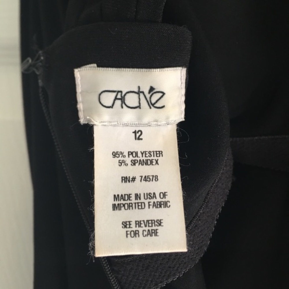 Cache’ Black Caged Evening Gown With Train - image 8